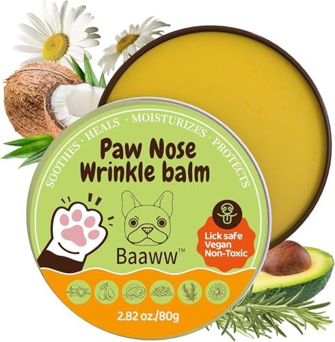 Baaww Paw, Nose & Wrinkle Balm for Dogs, 80 g