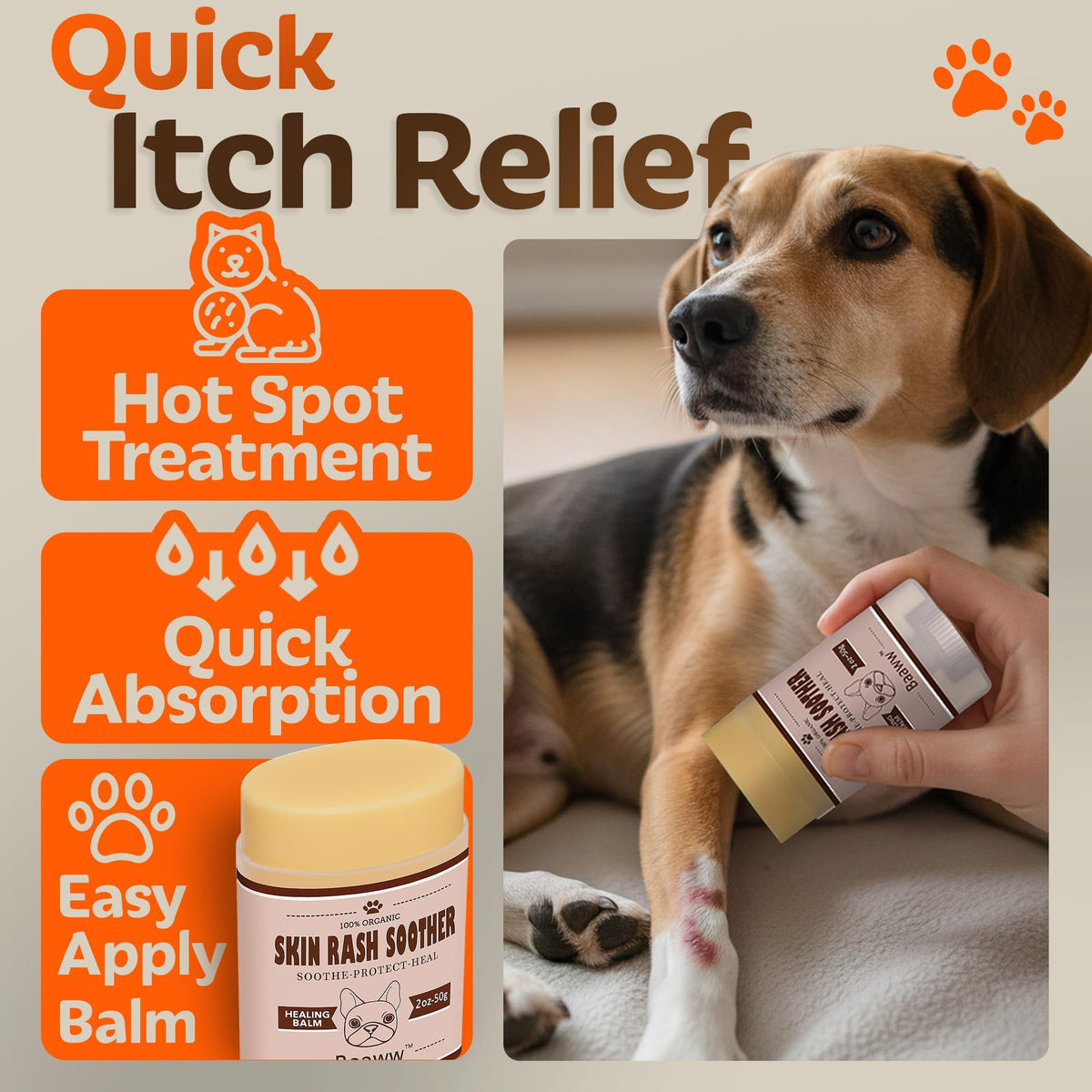 Baaww Dog Skin Rash Soother